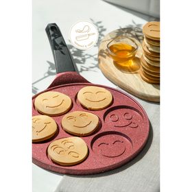 Nehir Bordo 27 cm Alüminyum Döküm Krep Tavası