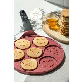 Nehir Bordo 27 cm Alüminyum Döküm Krep Tavası