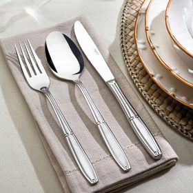 Nehir Buket Sade 84 Parça 18 10 Paslanmaz Çelik Çatal Kaşık Bıçak Takımı