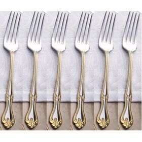 Nehir Lalezar Altın Pasta Tatlı Bıçak 12'li Pasta Tatlı Bıçağı