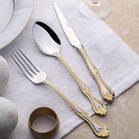 Nehir Lalezar Gold 72 Parça Çatal Kaşık Bıçak Takımı
