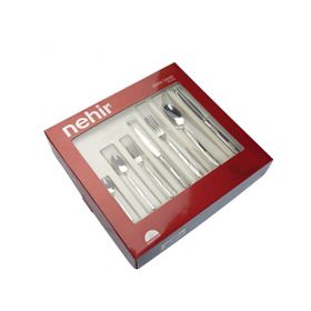 Nehir Lalezar Sade 89 Parça Kutulu Çatal Kaşık Bıçak Takımı