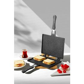 Nehir Lüks 24,5 x 19 cm Granit Kaplama Alüminyum Tost Tavası