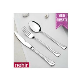 Nehir Maksi Saten Çelik 12 Adet Yemek Bıçağı