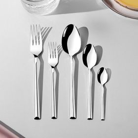 Nehir Milano Sade 12 Kişilik 60 Parça Çatal Kaşık Takımı