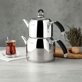 Nehir Modern Mini Çaydanlık Takımı