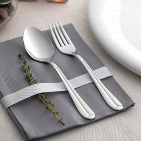 Nehir Saray Sade 30 Parça 6 Kişilik Çatal Kaşık Takımı