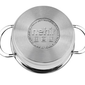 Nehir Silver 6 Parça Paslanmaz Çelik Mini Tencere Seti