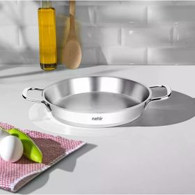 Nehir Silver Çelik 20 cm Kapaksız Omlet Sahan