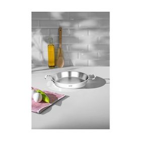 Nehir Silver Çelik 20 cm Kapaksız Omlet Sahan