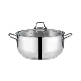 Nehir Silver Çelik 24 cm Derin Tencere