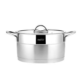 Nehir Silver Trend 24 cm Derin Tencere