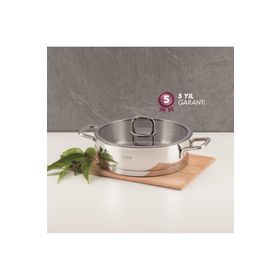 Nehir Silver Trend 26 cm Karnıyarık Tenceresi