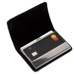 Nektar 70401ptn08a Pu Deri Kabartmalı Beyaz Kartvizitlik
