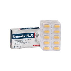 Nemolix C Yumurta Kabuğu Zarı Akgünlük Zerdeçal 30 Tablet
