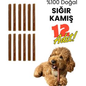 Neo Barf Doğal Dana Kamış 15 cm 12 Adet Naturel Köpek Ödül Çubuğu