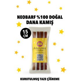 Neo Barf Doğal Dana Kamış 15 cm 8 Adet Naturel Köpek Ödül Çubuğu