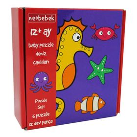 Neobebek 0689835257942 Baby Deniz Canlıları Puzzle
