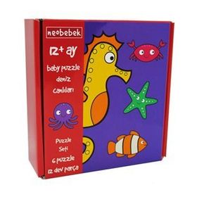 Neobebek 0689835257942 Baby Deniz Canlıları Puzzle