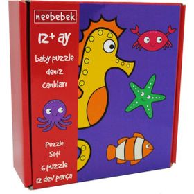 Neobebek 0689835257942 Baby Deniz Canlıları Puzzle