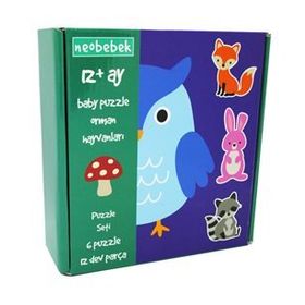 Neobebek 0795137448473 Baby Orman Hayvanları Puzzle