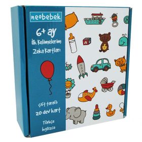 Neobebek 0795137448503 İlk Kelimelerim Zeka Kartları