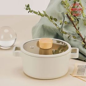 Neoflam Fika Alüminyum Döküm 28 cm Döküm Derin Tencere Tava Seti