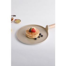 Neoflam Fika Bej 26 cm Alüminyum Döküm Krep Tava