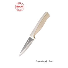 Neoflam Fika Bej Microban 8 cm Soyma Bıçağı