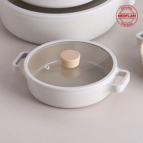 Neoflam Fika Cam Kapaklı Alüminyum 20 cm Döküm Sahan