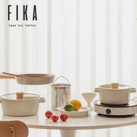Neoflam Fika Cam Kapaklı Krem 25 Parça Tencere Tava Seti