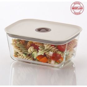 Neoflam Fika Clik Bej Dikdörtgen 1380 ml Saklama Kabı