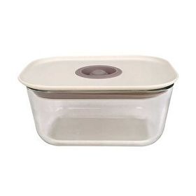 Neoflam Fika Clik Dikdörtgen 470 ml Bej Saklama Kabı