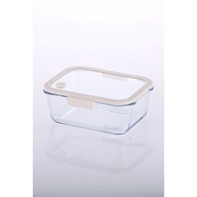 Neoflam Fika Glace 1900 ml Bej Cam Saklama Kabı