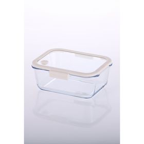 Neoflam Fika Glace 1900 ml Bej Cam Saklama Kabı