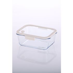 Neoflam Fika Glace 1900 ml Bej Cam Saklama Kabı