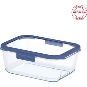 Neoflam Fika Glace 1900 ml Mavi Cam Saklama Kabı