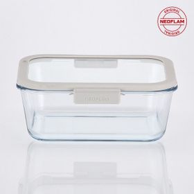 Neoflam Fika Glace Bej 1200 ml Cam Saklama Kabı