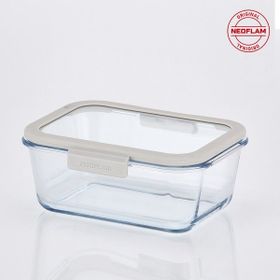 Neoflam Fika Glace Bej 800 ml Cam Saklama Kabı