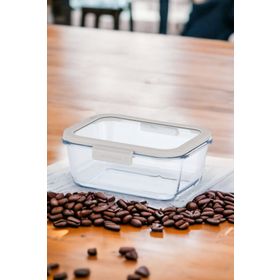 Neoflam Fika Glace Bej 800 ml Cam Saklama Kabı