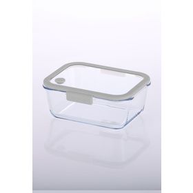 Neoflam Fika Glace Vakumlu Cam 1200 ml Gri Saklama Kabı