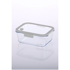 Neoflam Fika Glace Vakumlu Cam 1900 ml Gri Saklama Kabı