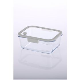 Neoflam Fika Glace Vakumlu Cam 1900 ml Gri Saklama Kabı