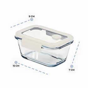 Neoflam Fika Glace Vakumlu Cam 460 ml Bej Saklama Kabı