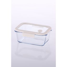 Neoflam Fika Glace Vakumlu Cam 800 ml Bej Saklama Kabı