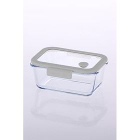 Neoflam Fika Glace Vakumlu Cam 800 ml Gri Saklama Kabı