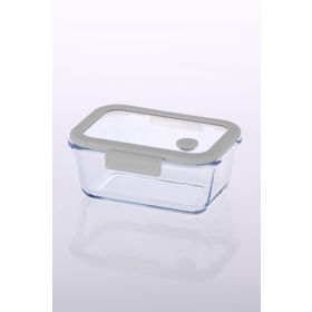 Neoflam Fika Glace Vakumlu Cam 800 ml Gri Saklama Kabı