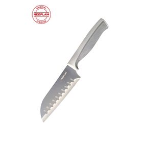 Neoflam Fika Gri 13 cm Microban Santoku Bıçak