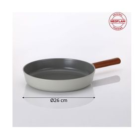Neoflam Fika Gri 3 Parça Pratik 26 cm Tava ve Tencere Seti