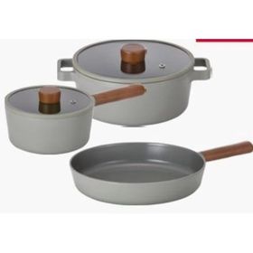 Neoflam Fika Gri 5 Parça Tencere Seti